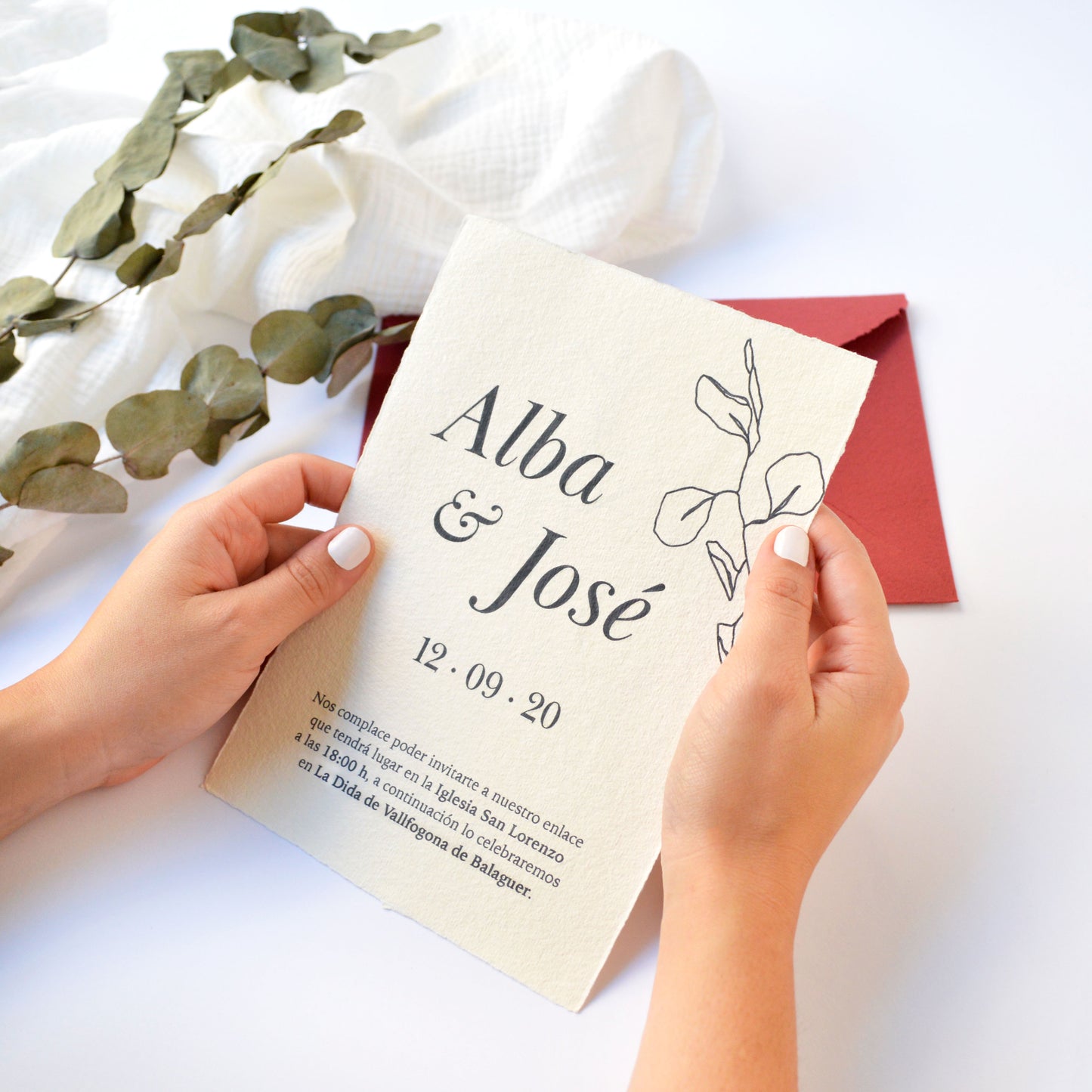 Invitación "Eucalyptus"