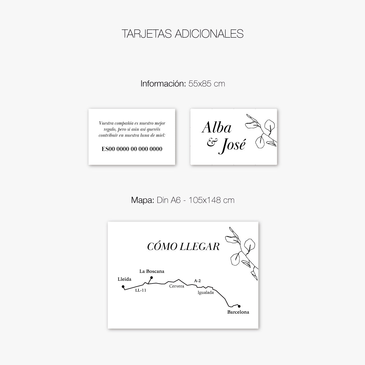 Invitación "Eucalyptus"