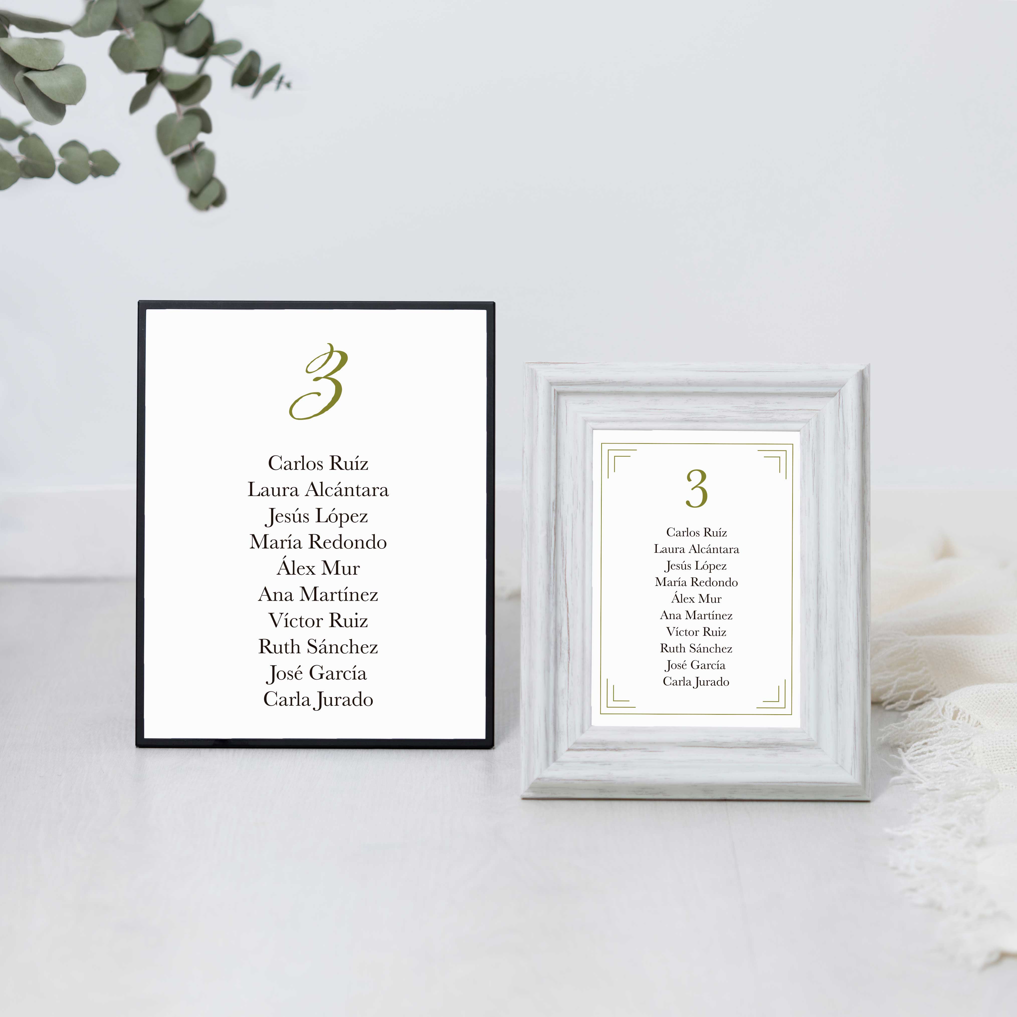 Seating Plan "Frame" 1213