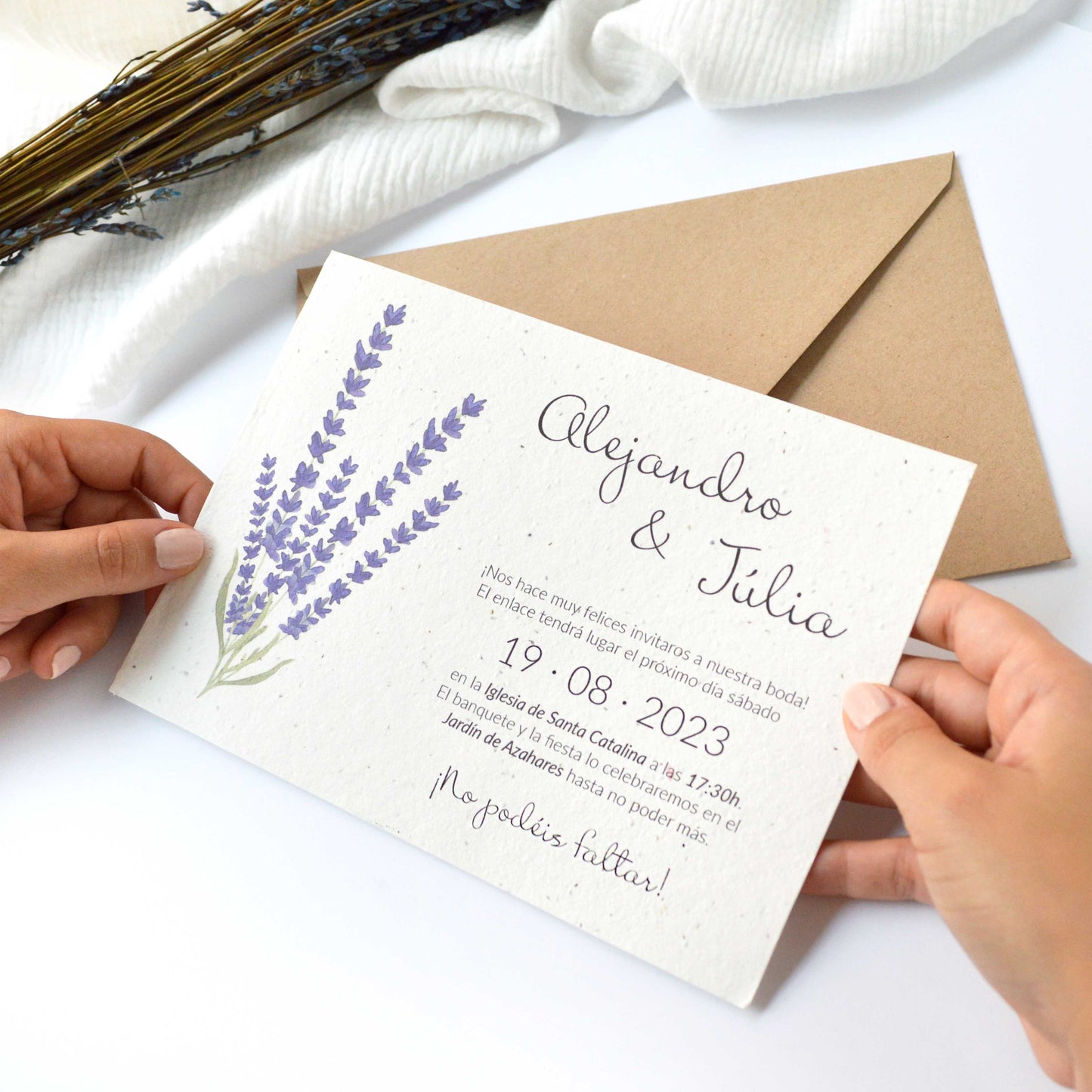Invitación "Lavender"