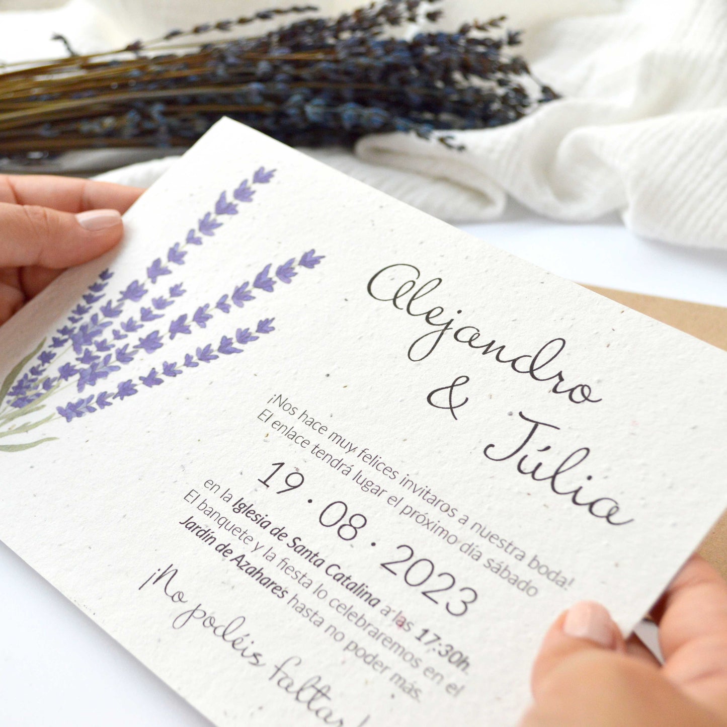 Invitación "Lavender"