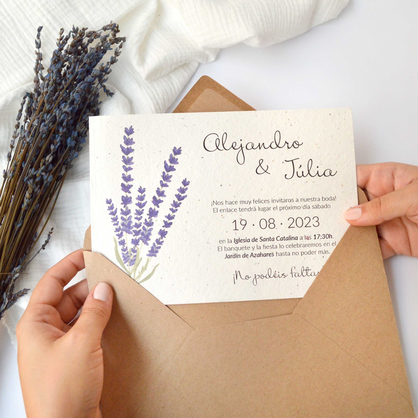 Invitación "Lavender"