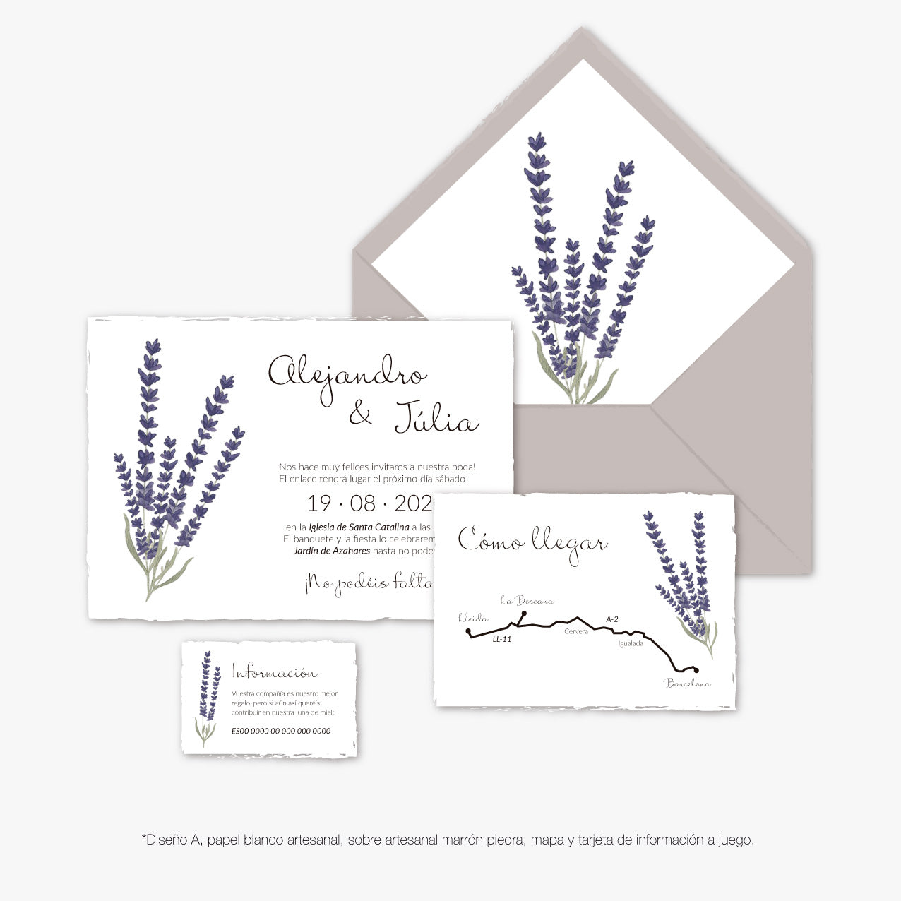 Invitación "Lavender"