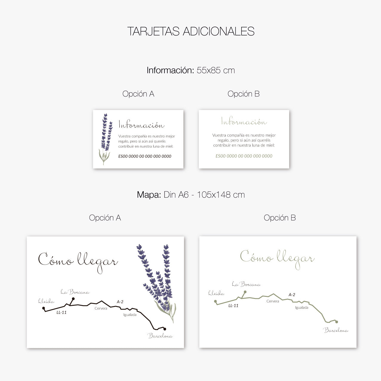 Invitación "Lavender"