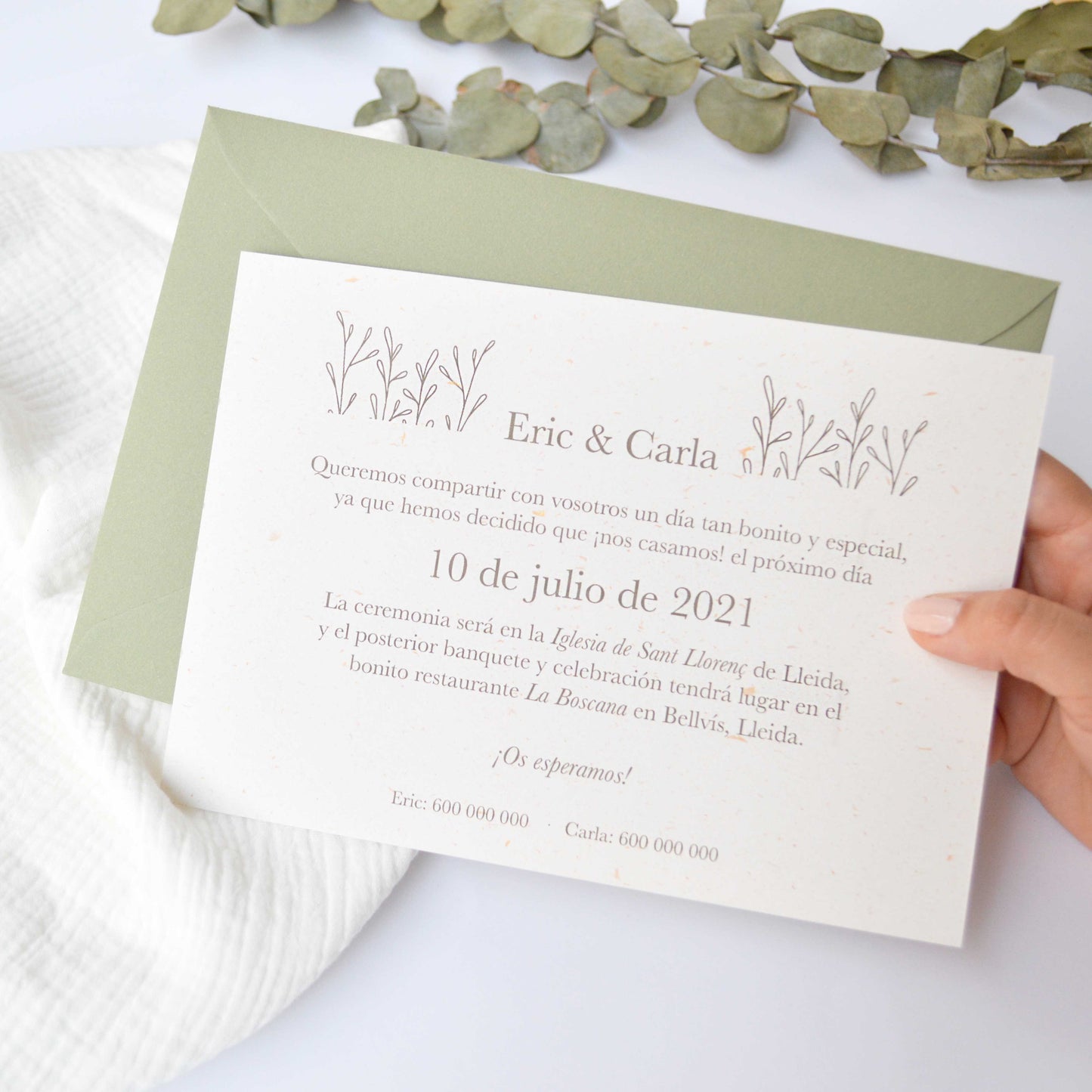 Invitación "Photo Delicate"