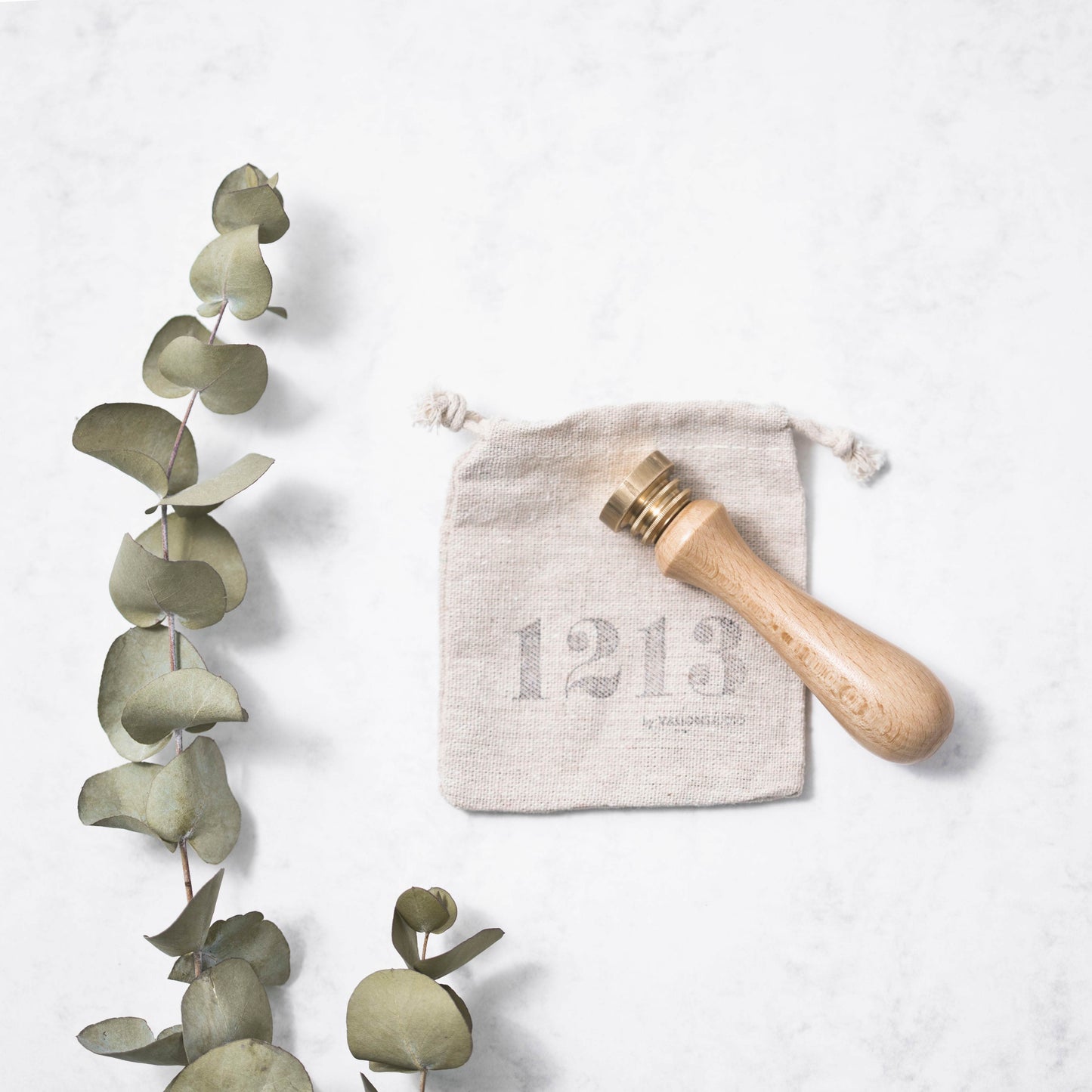Sello de lacre iniciales "Eucalyptus"