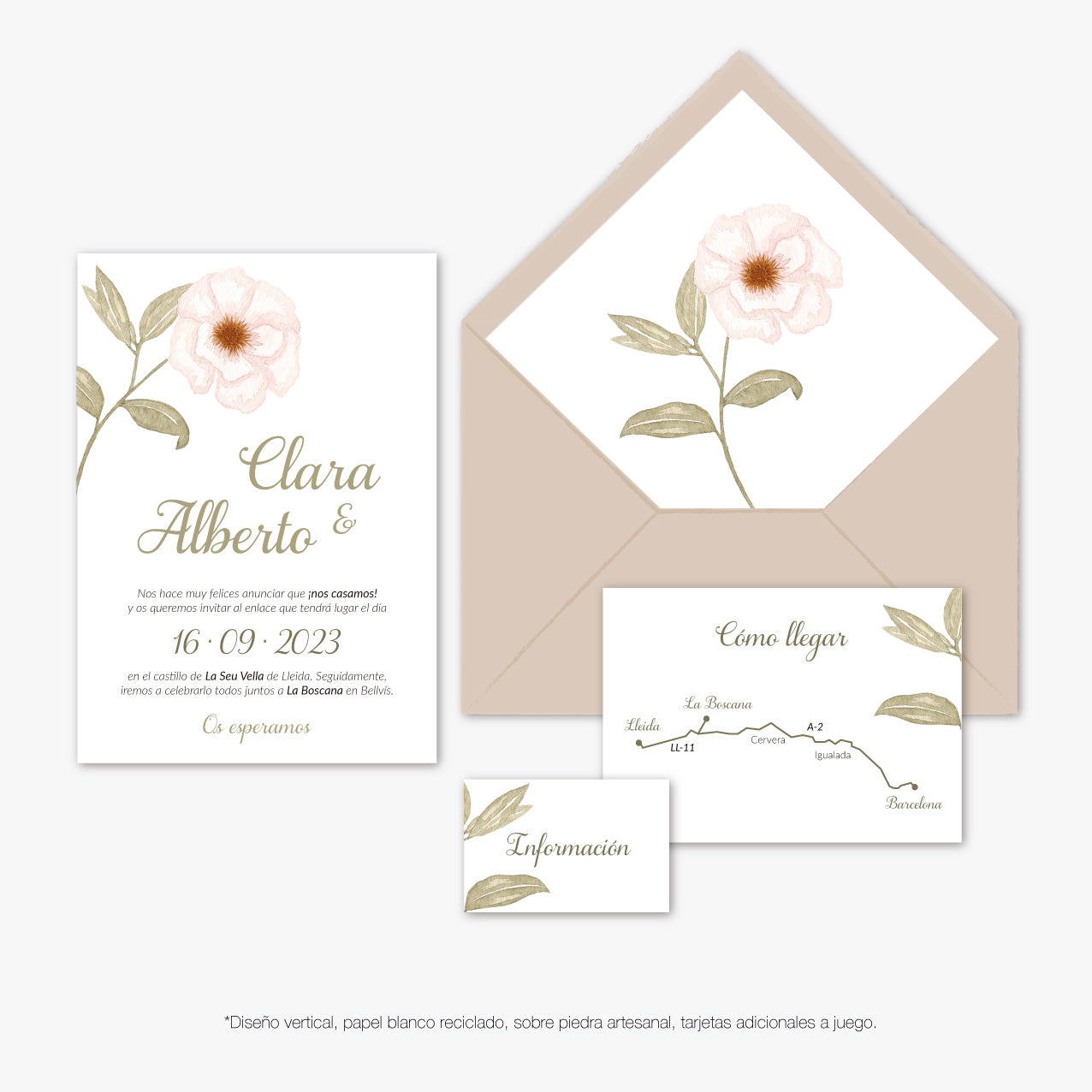 Invitación "Tender"